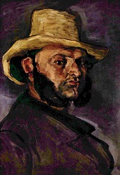 Мужчина в соломенной шляпе (Гюстава Бойера 1870г) Сезанн